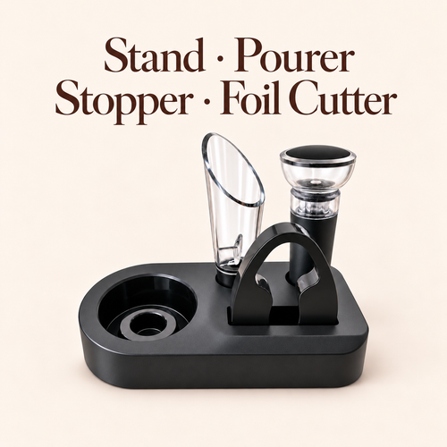4-Piece Wine Accessory Set